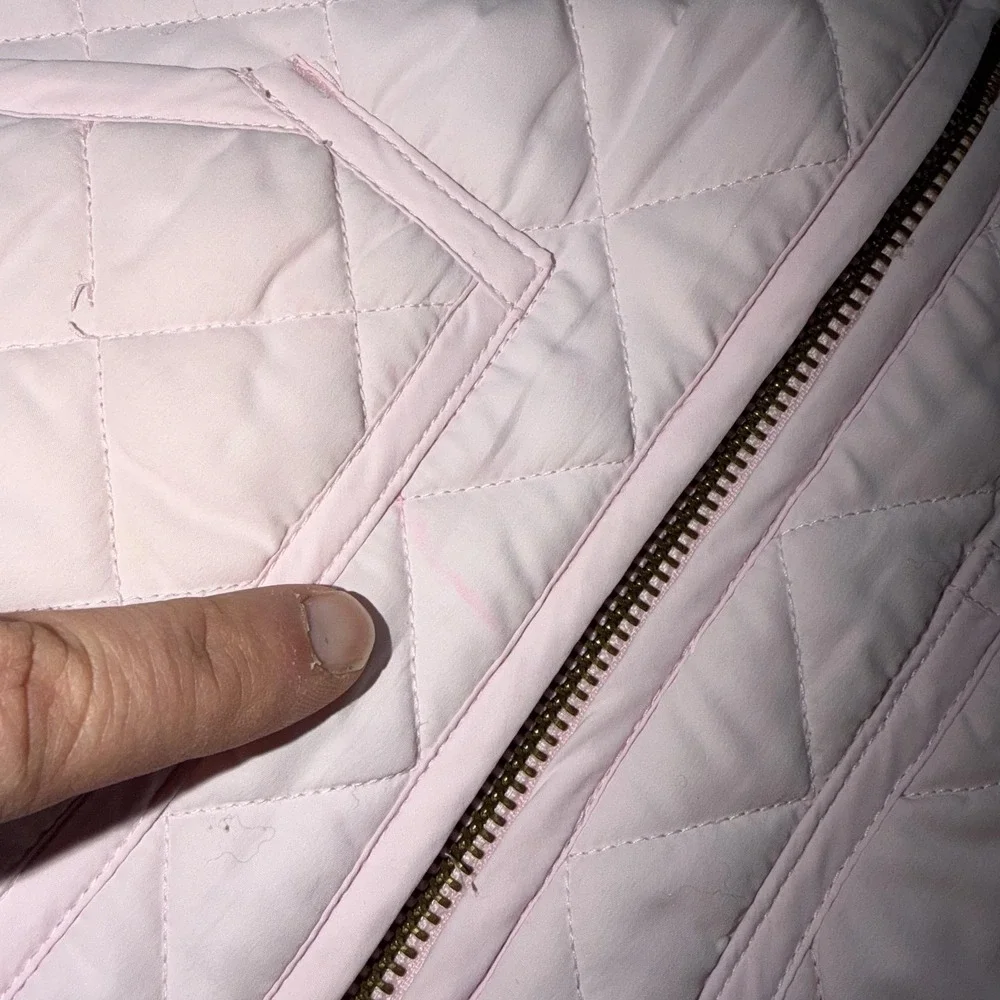 Crewcuts Vest Girls 3T Pink Quilted Puffer Insulated Spring Zip Pockets Layering
